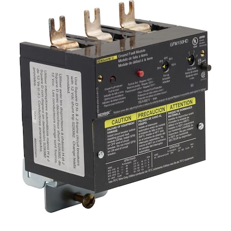 Ground fault module, PowerPacT H, micrologic, Add-on ground fault modules, 15 to 150A MPN:GFM150HD