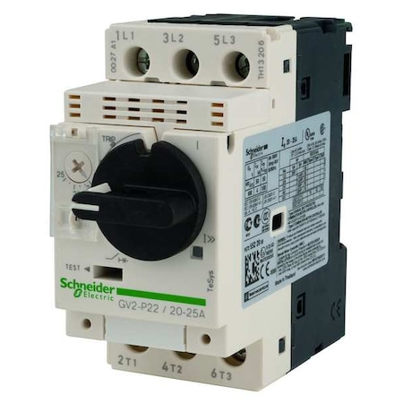 Manual Motor Starter, Not Applicable, 3 P, 3 Phase, Selector Switch, 0.63 A MPN:GV2P04