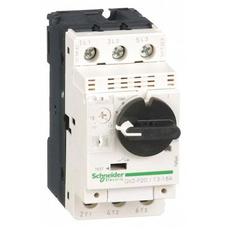 Manual Motor Starter, Not Applicable, 3 P, 3 Phase, Selector Switch, 18 A MPN:GV2P20
