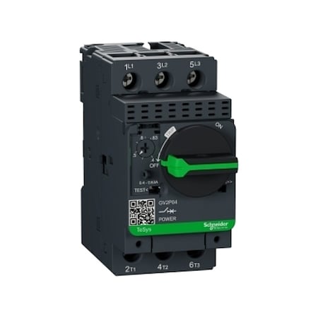 Manual Motor Starter, Not Applicable, 3 P, 3 Phase, Selector Switch, 25 A MPN:GV2P22