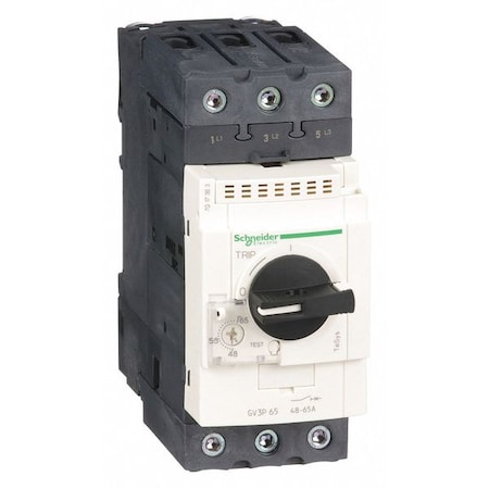 Manual Motor Starter, Not Applicable, 3 P, 3 Phase, Selector Switch, 65 A MPN:GV3P65