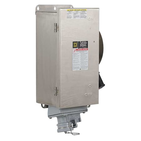 Fusible, Safety Switch, Heavy Duty, 600 V, 3PST MPN:H361DSWC