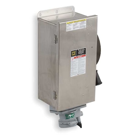 Fusible, Safety Switch, Heavy Duty, 600 V, 3PST MPN:H362DSWC