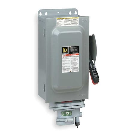 Fusible, Safety Switch, Heavy Duty, 600 V, 3PST MPN:H363AWC
