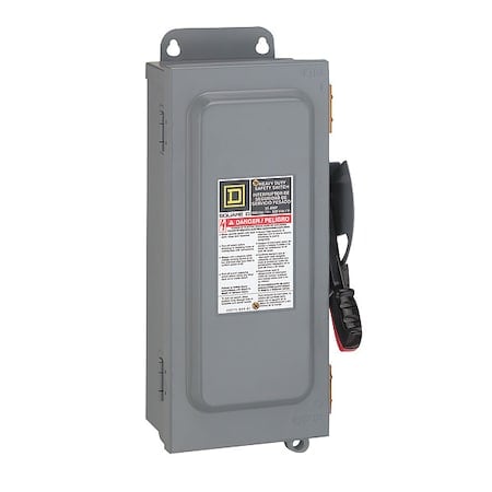 Fusible, Safety Switch, Heavy Duty, 600 V, 3PST MPN:H365AWK