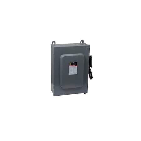 Safety switch, heavy duty, fusible, 100A, 6 pole, 75hp, 600VAC/DC, NEMA 12 MPN:H663AWK