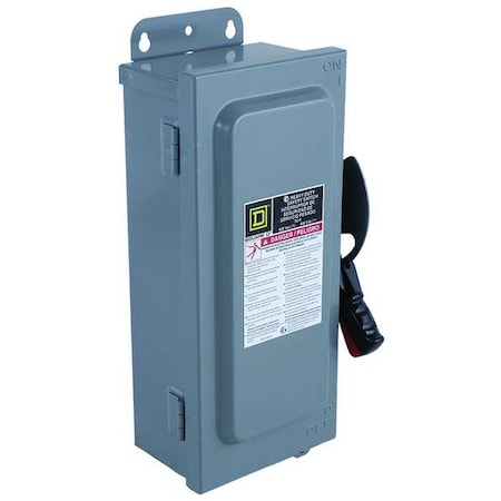 Nonfusible, Safety Switch, Heavy Duty, 600 V, 4PST MPN:HU462AWK