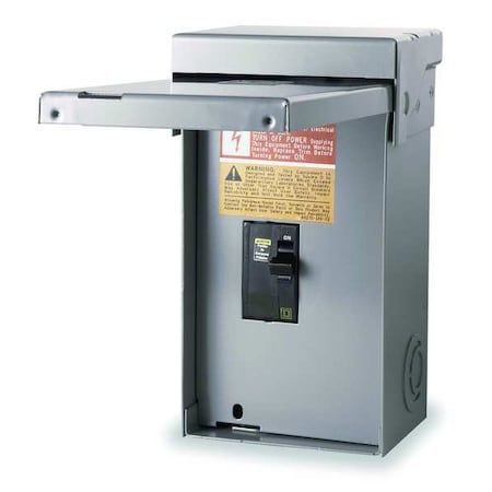 Safety Switch, General Duty, 240 V, 2PST, Indoor/Outdoor, Steel MPN:QO2000NRB