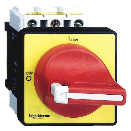 Manual Motor Switch, 63 A, 3 P, Phase, Rotary Knob, TeSys VARIO Series MPN:VCF4