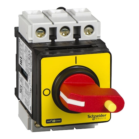 Manual Motor Switch, 20 A, 3 P, Phase, Rotary Handle, TeSys VARIO Series MPN:VVE0