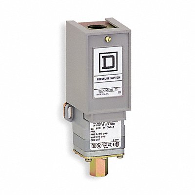 Pressure Switch Stndard 1 to 40 psi SPDT MPN:9012GNG3