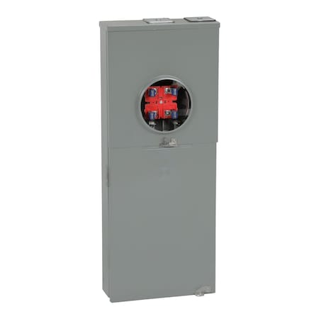 Meter mains, QO, CSED, ringless socket, 125A, surface mount, maximum 8 spaces, 16 circuits, no bypass MPN:QC816F125C