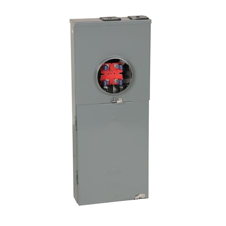 Meter mains, QO, CSED, ringless socket, 150A, surface mount, maximum 8 spaces, 16 circuits, no bypass MPN:QC816F150C