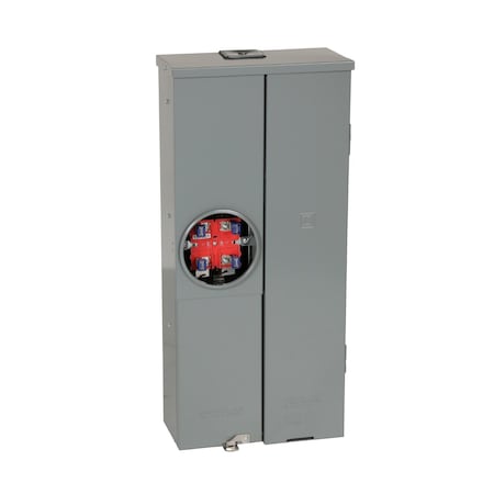 Meter mains, Homeline, CSED, ringed socket, 200A, surface mount, maximum 8 spaces, 16 circuits, no bypass MPN:SC816D200C