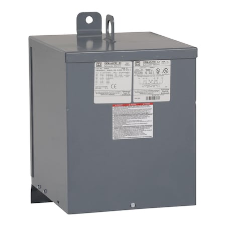General Purpose Transformer, 10 kVA, NEMA 3R, 110/220V AC, 190/200/208/220V, 380/400/416/440V MPN:10S67F