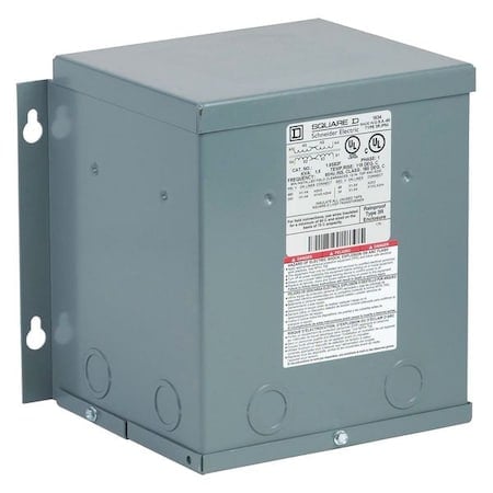 Buck Boost Transformer, 1.5 kVA, NEMA 3R, 24/48V AC, 240/480V AC MPN:1.5S82F