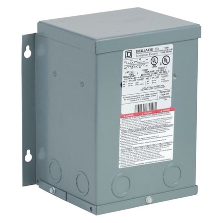 Buck Boost Transformer, 1 kVA, NEMA 3R, 24/48V AC, 240/480V AC MPN:1S82F