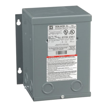 General Purpose Transformer, 1 kVA, NEMA 3R, 120/240V AC, 277V AC MPN:1S8F