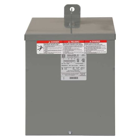 General Purpose Transformer, 7.5 kVA, NEMA 3R, 120/240V AC, 480V AC MPN:7S40F