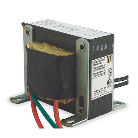 Control Transformer, 50 VA, Not Rated, 120V AC, 480V AC MPN:9070EL1D9