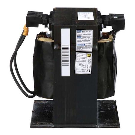 Control Transformer, 1 kVA, Not Rated, 120V AC, 208/230/460V AC MPN:9070T1000D20