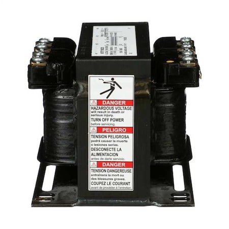 Control Transformer, 100 VA, Not Rated, 120V AC, 208/240/480V AC MPN:9070T100D20