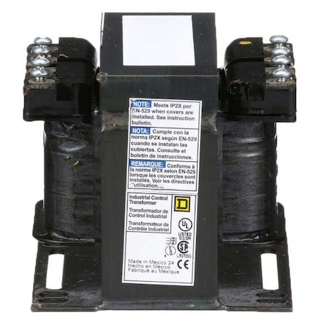 Control Transformer, 150 VA, Not Rated, 120V AC, 208V AC MPN:9070T150D3