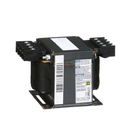 Control Transformer, 250 VA UL; 250 VA CSA; 250 VA NOM; 160 VA, Not Rated, 120/240V, 550/575/600V MPN:9070T250D37