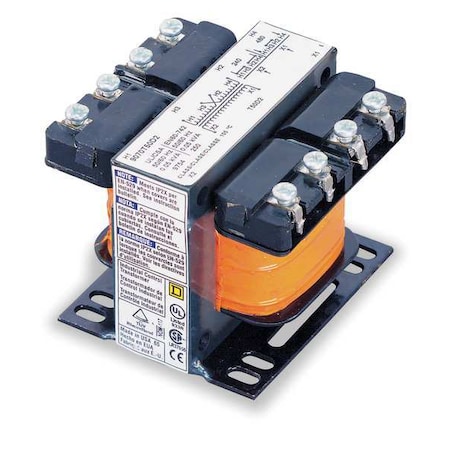Control Transformer, 300 VA, Not Rated, 120V AC, 208/240/480V AC MPN:9070T300D20
