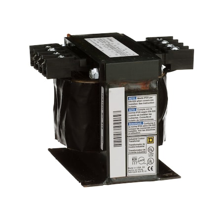 Control Transformer, 300 VA, Not Rated, 115/230V AC, 380/400/415V MPN:9070T300D33