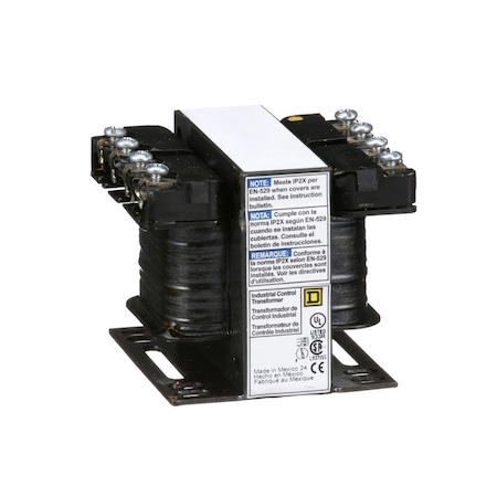 Control Transformer, 50 VA, Not Rated, 12/24V, 600V MPN:9070T50D36