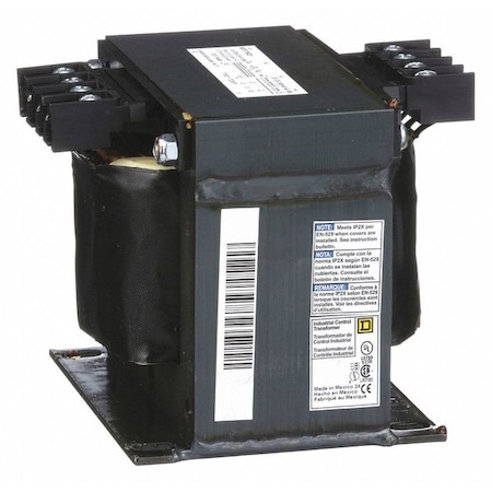 Control Transformer, 750 VA, Not Rated, 120V AC, 240/480V AC MPN:9070T750D1