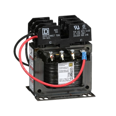 Control Transformer, 100 VA, 110/115/120V AC, 550V AC, 600V AC, 575V AC MPN:9070TF100D5