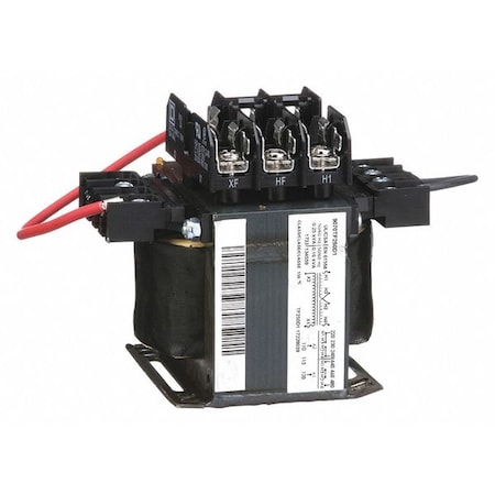 Control Transformer, 250 VA, Not Rated, 120V AC, 240/480V AC MPN:9070TF250D1