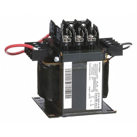 Control Transformer, 500 VA, Not Rated, 120V AC, 240/480V AC MPN:9070TF500D1