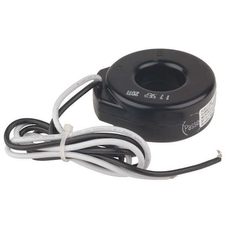 Solid Core Current Transformer, 0 to 50A, 0 to 5A, 4 ft 18 AWG Leads MPN:HDMCT050S1