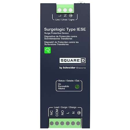 Surge Protection Device, 1 Phase, 120V, 2 Poles, 3 Wires MPN:HFNF120IESE005