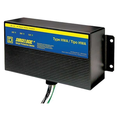 Surge Protection Device, Three Phase, 120/240V AC High Leg Delta, 2 Poles, 4 Wires + Ground, 100kA MPN:HWA31