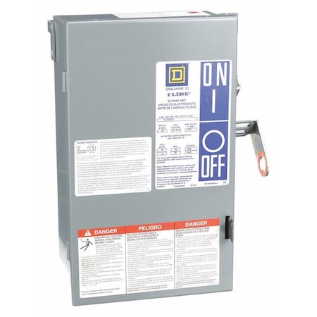 Busway, 60A, 600V AC, PQ, H, K, R, 3 Phase, 3 Wire With Ground MPN:PQ3606G