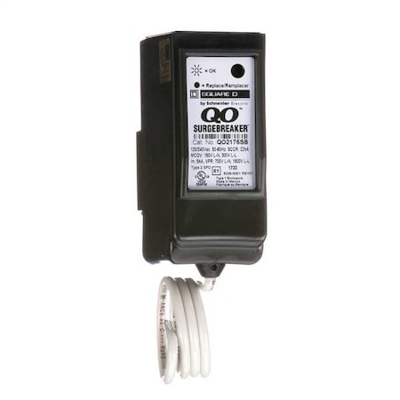 Surge Protection Device, 1 Phase, 120/240V AC, 2 Poles, 3 Wires MPN:QO2175SB