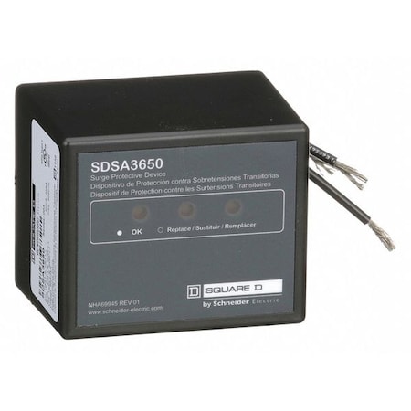 Surge Protection Device, 3 Phase, 347/600V AC, 3 Poles, 4 Wires, 40kA MPN:SDSA3650