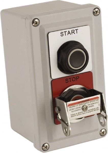 Push-Button Control Station: Momentary, NO/2NC, Start & Stop MPN:9001SKY203