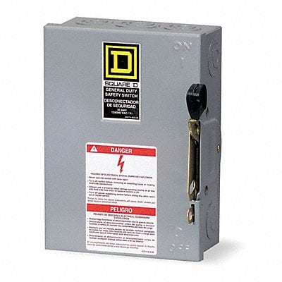 Safety Switch 240VAC 2PST 30 Amps AC MPN:D211N