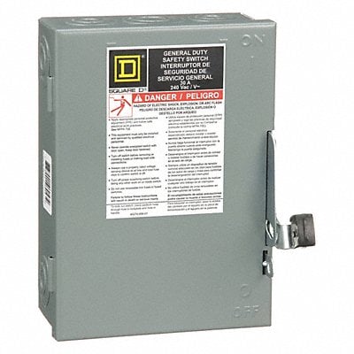 Safety Switch 240VAC 2PST 30 Amps AC MPN:D221N