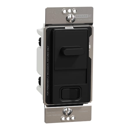 Dimmer, X Series, Slide, 500 W, Single Pole MPN:SQR22603BK