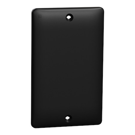 Blank Plate, X Series, 1 Gang, Black, Matte, Number of Gangs: 1 Polycarbonate, Matte Finish, Black MPN:SQWS140001BK