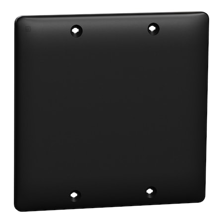 Blank Plate, X Series, 2 Gang, Black, Matte, Number of Gangs: 2 Polycarbonate, Matte Finish, Black MPN:SQWS140002BK