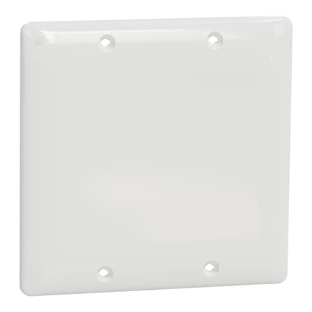 Blank Plate, X Series, 2 Gang, White, Matte, Number of Gangs: 2 Polycarbonate, Matte Finish, White MPN:SQWS140002WH