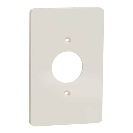 Cover Frame, X Series, for Socket-Outlet, Number of Gangs: 1 Plastic, Matte Finish, Light Almond MPN:SQWS422001LA