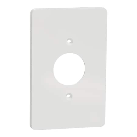 Cover Frame, X Series, for Socket-Outlet, Number of Gangs: 1 Plastic, Matte Finish, White MPN:SQWS422001WH